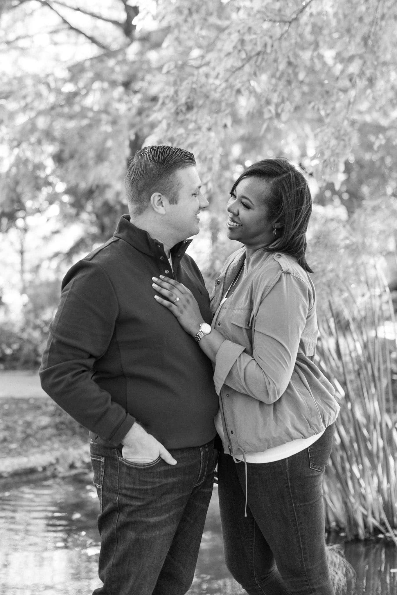 Engagement Session at the Myriad Botanical Garden in Oklahoma City