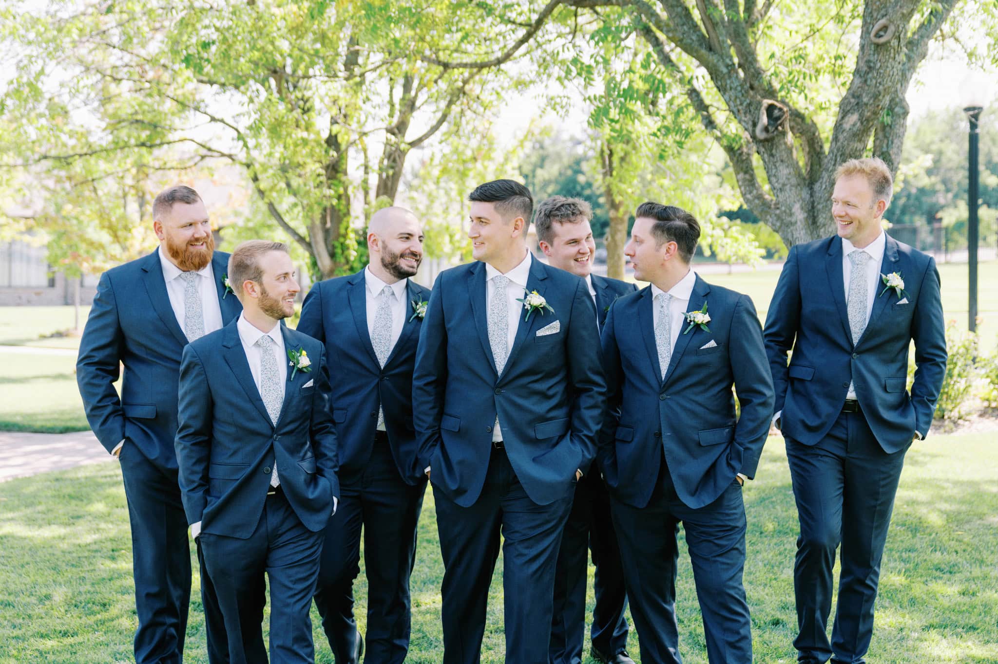 summer wedding at Coles Garden in Oklahoma City