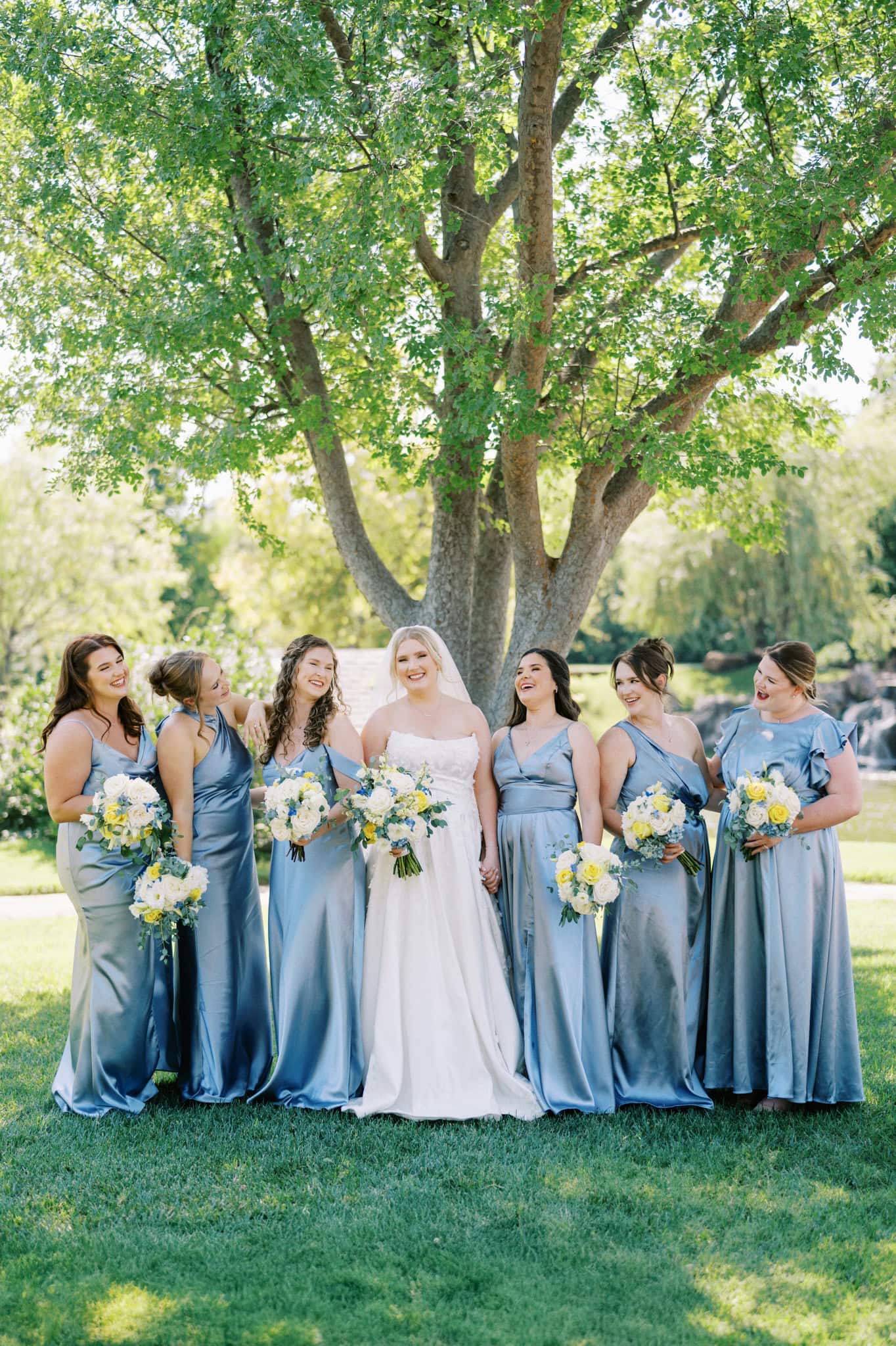 summer wedding at Coles Garden in Oklahoma City