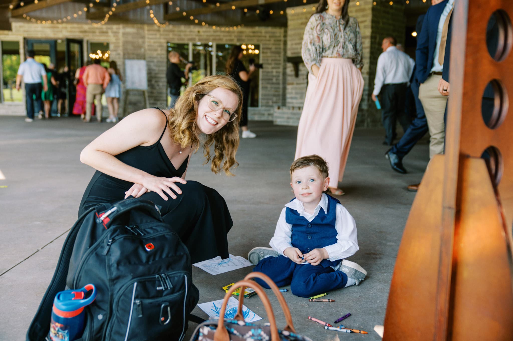 summer wedding at Coles Garden in Oklahoma City