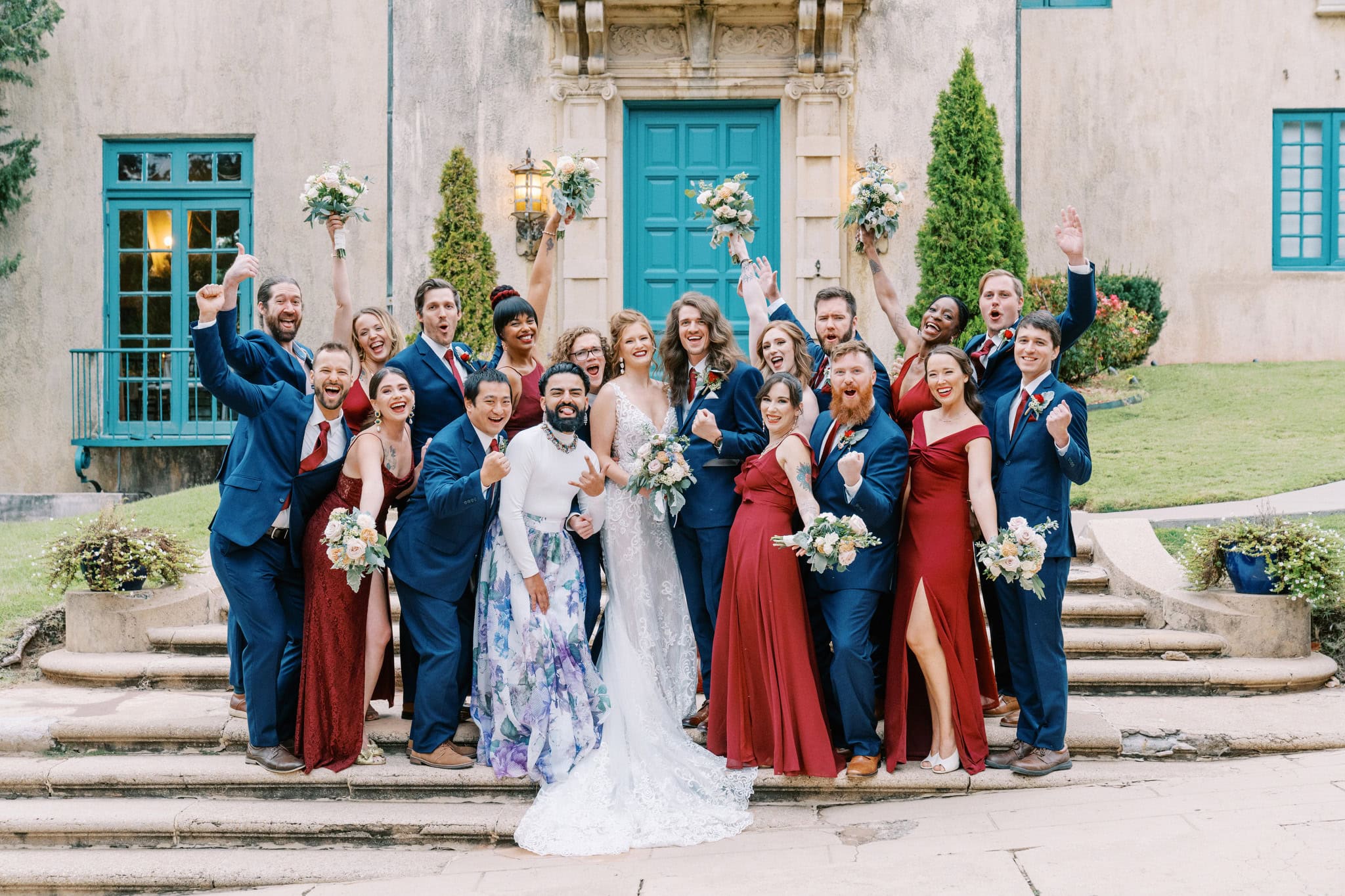 Playful and Romantic Wedding at the Dresser Mansion in Tulsa, Oklahoma