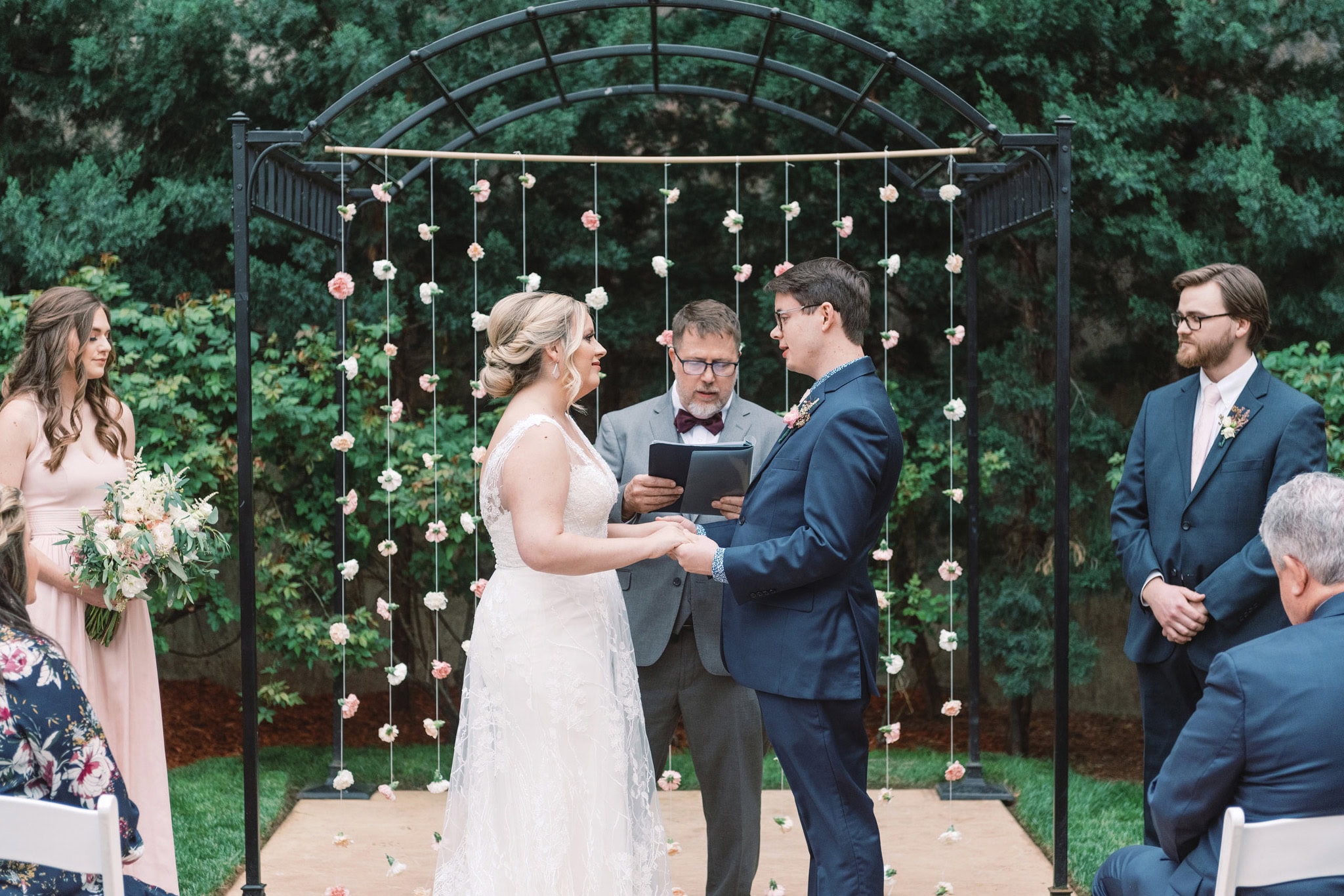 Softly Styled Wedding at the Dresser Mansion in Tulsa, Oklahoma