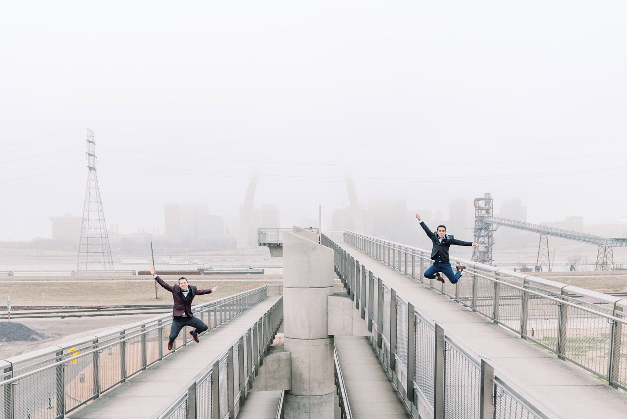 Wedding at Lafayette Square Park in St. Louis, Missouri