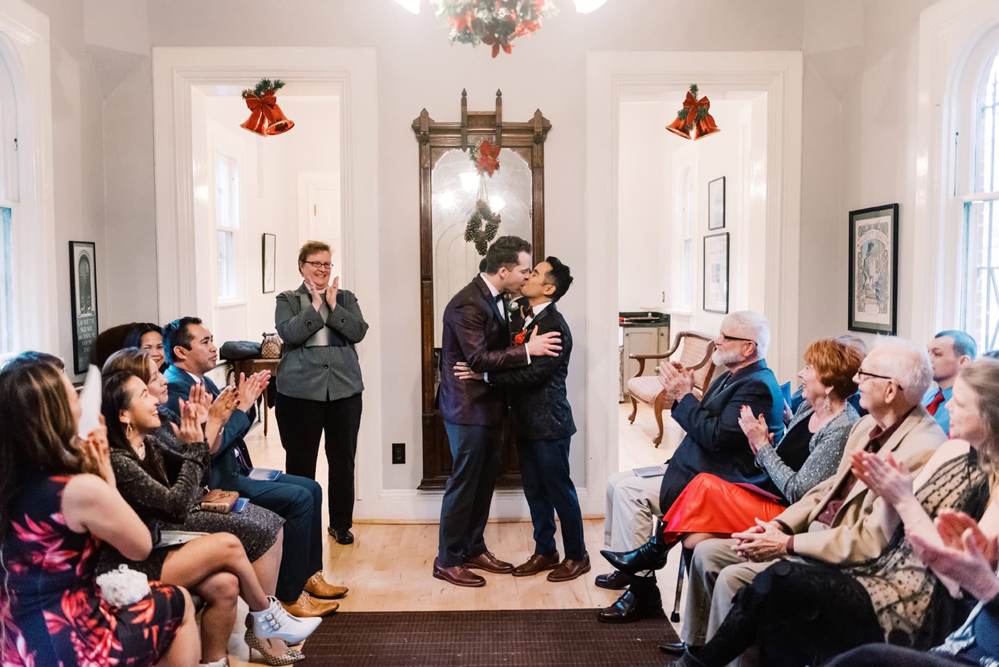 Wedding at Lafayette Square Park in St. Louis, Missouri