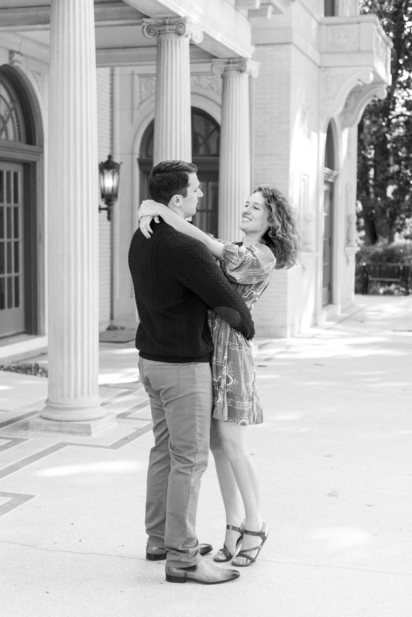 Engagement Session at the Mansion at Woodward Park in Tulsa, Oklahoma