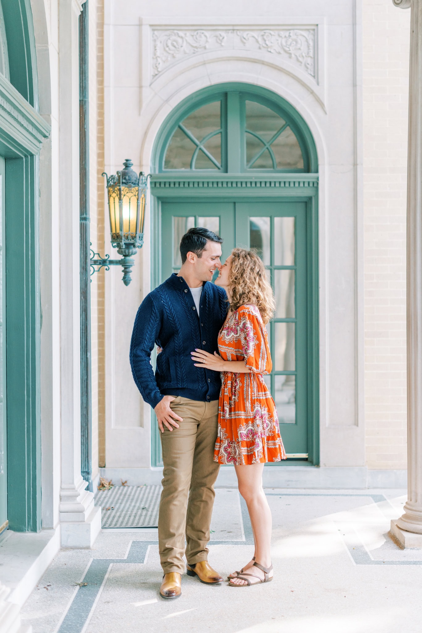 Engagement Session at the Mansion at Woodward Park in Tulsa, Oklahoma