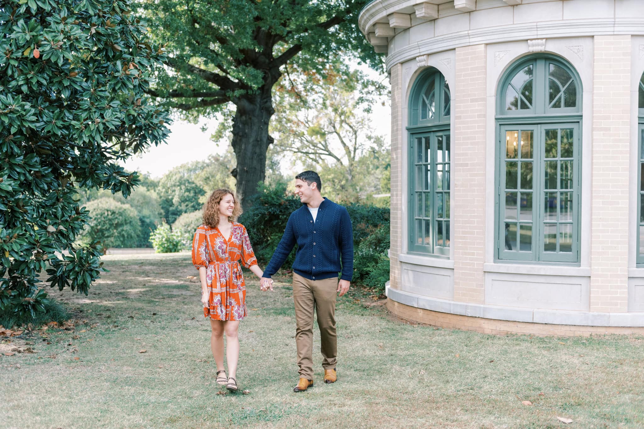 Engagement Session at the Mansion at Woodward Park in Tulsa, Oklahoma