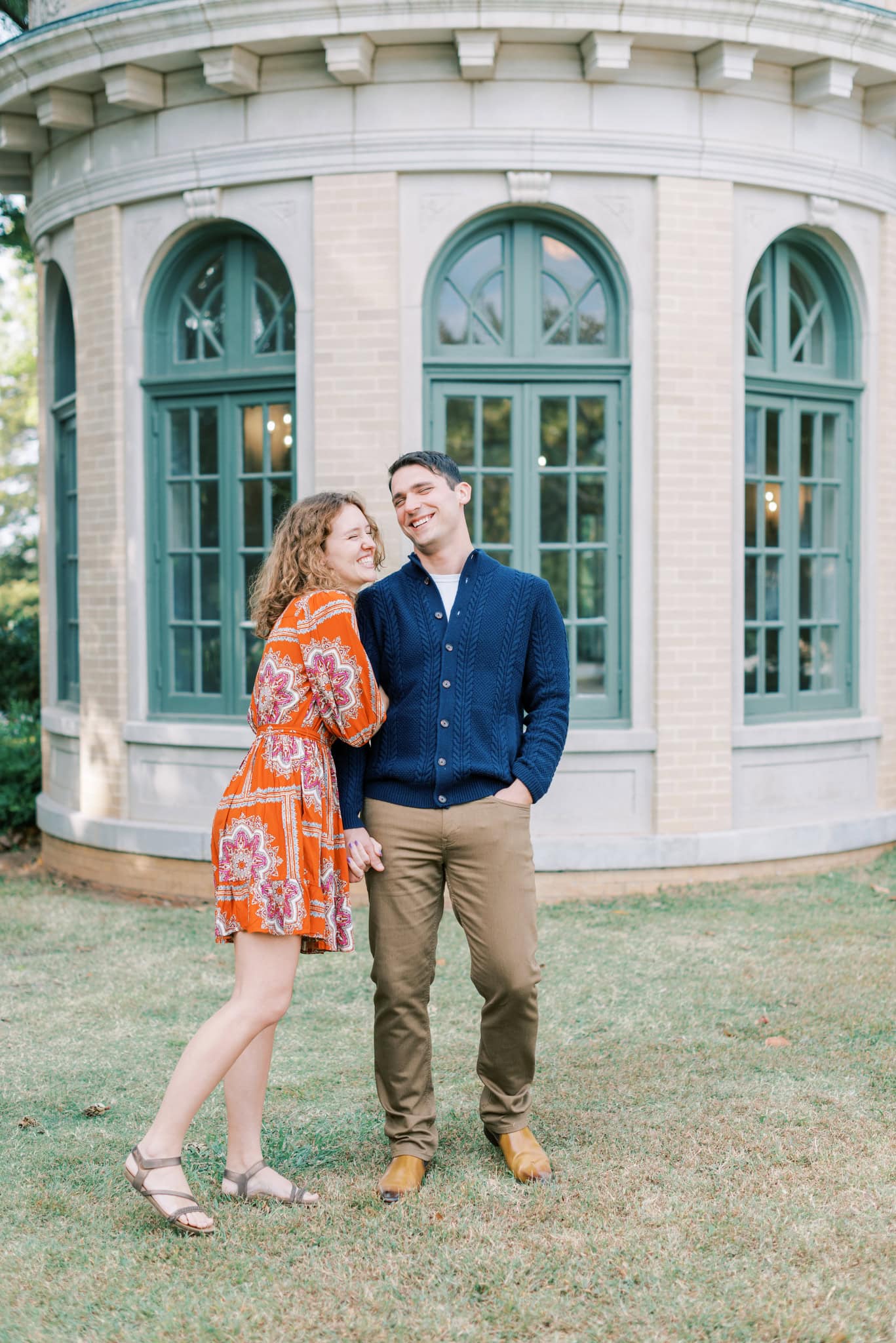 Engagement Session at the Mansion at Woodward Park in Tulsa, Oklahoma