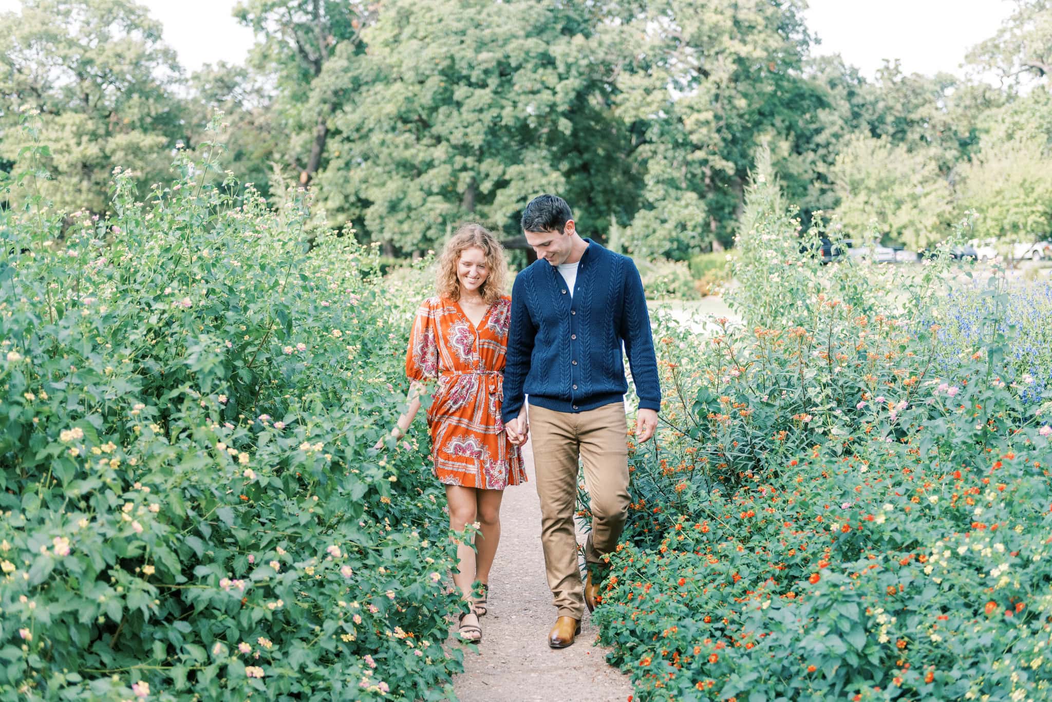Engagement Session at the Mansion at Woodward Park in Tulsa, Oklahoma