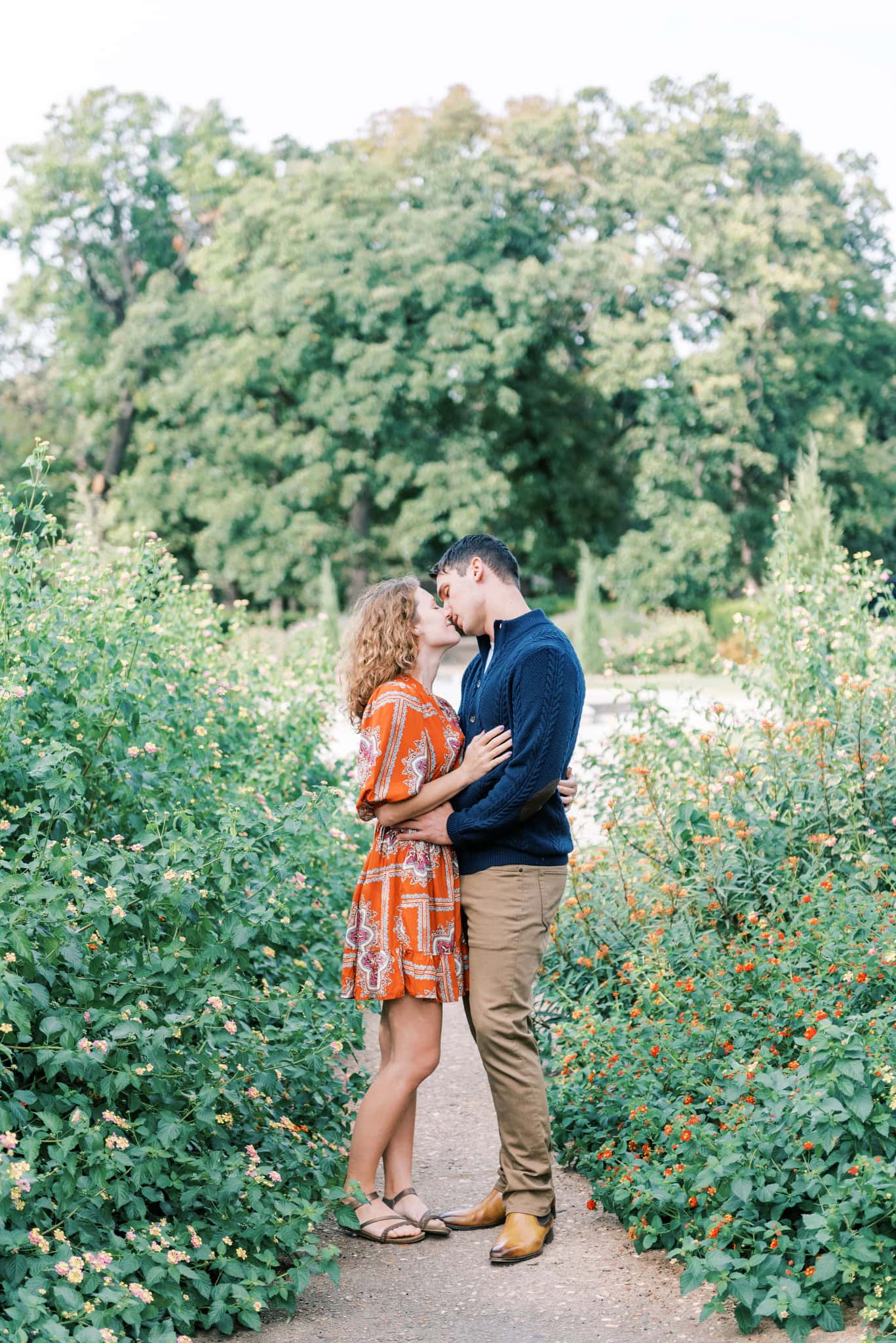 Engagement Session at the Mansion at Woodward Park in Tulsa, Oklahoma