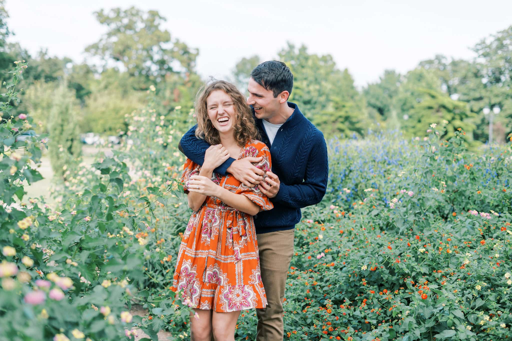 Engagement Session at the Mansion at Woodward Park in Tulsa, Oklahoma