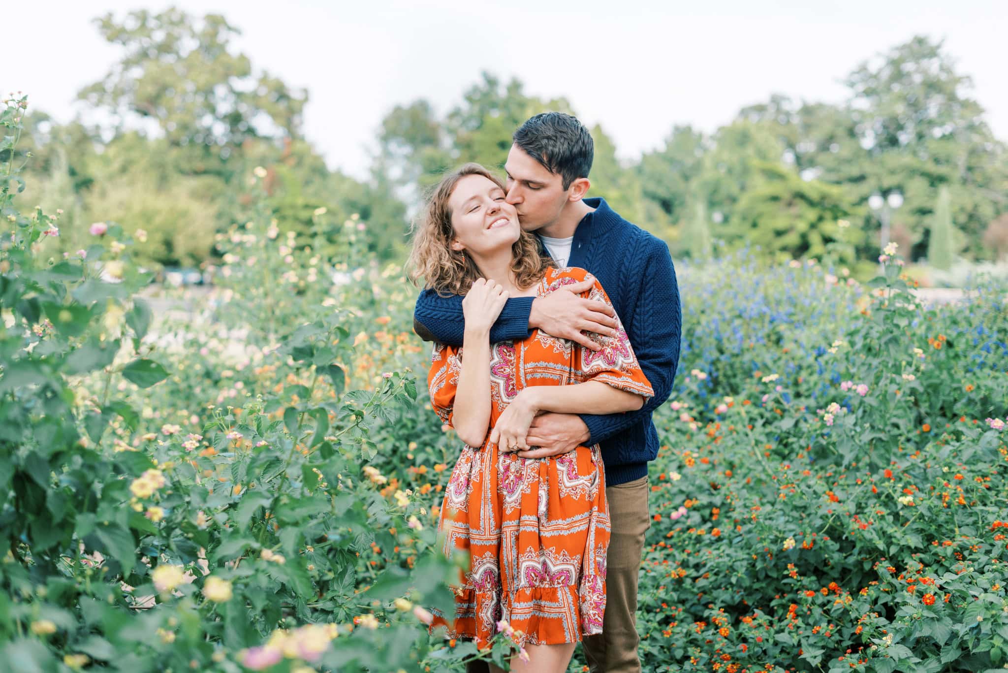 Engagement Session at the Mansion at Woodward Park in Tulsa, Oklahoma