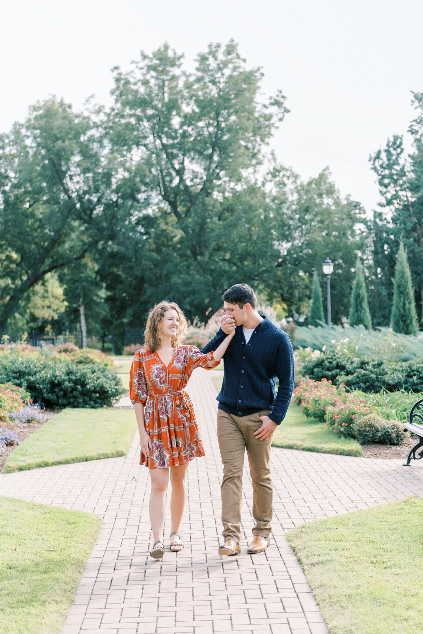Engagement Session at the Mansion at Woodward Park in Tulsa, Oklahoma