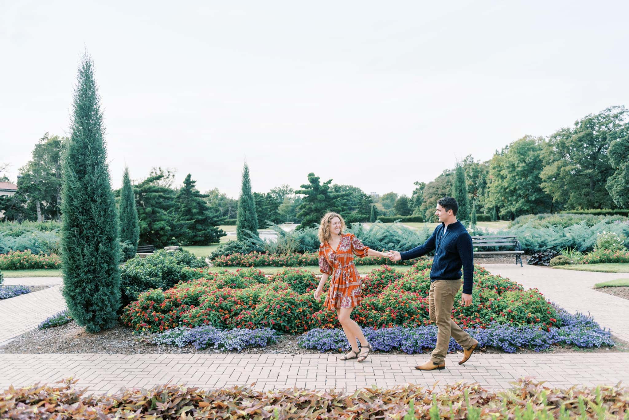 Engagement Session at the Mansion at Woodward Park in Tulsa, Oklahoma