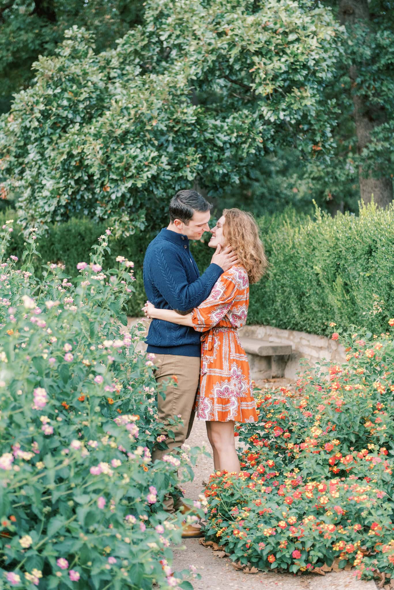 Engagement Session at the Mansion at Woodward Park in Tulsa, Oklahoma