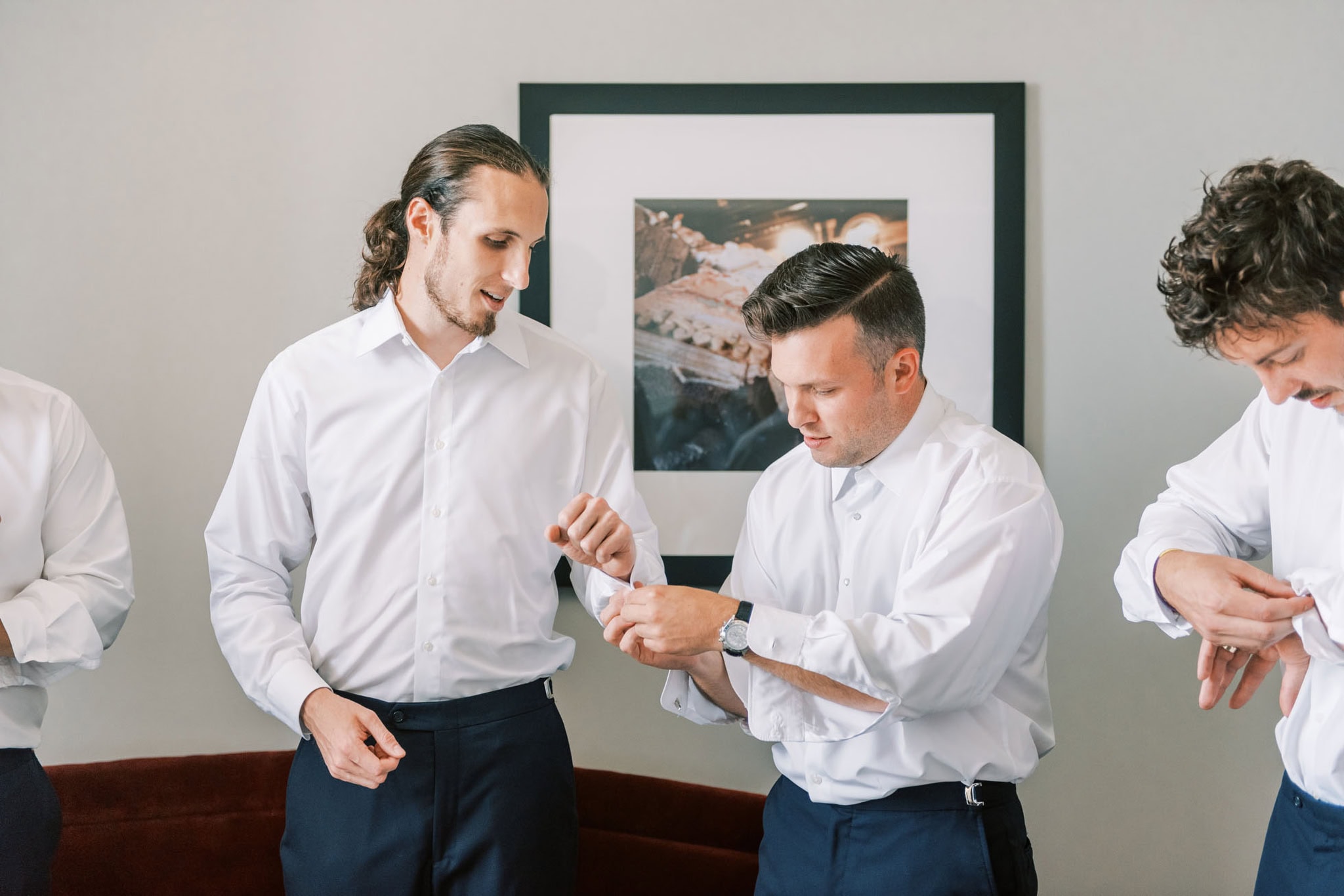 Getting Ready for a Wedding at the Mayo Hotel in Tulsa Oklahoma