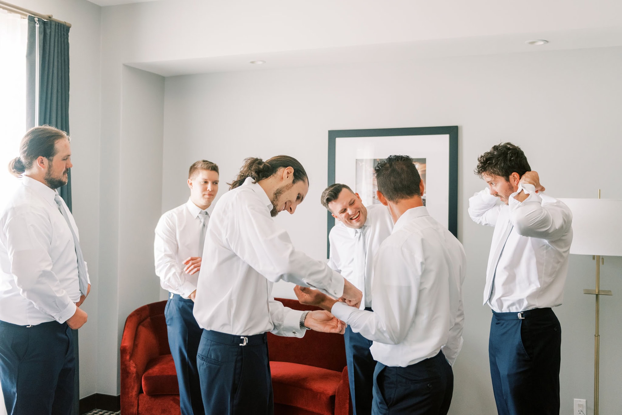 Getting Ready for a Wedding at the Mayo Hotel in Tulsa Oklahoma