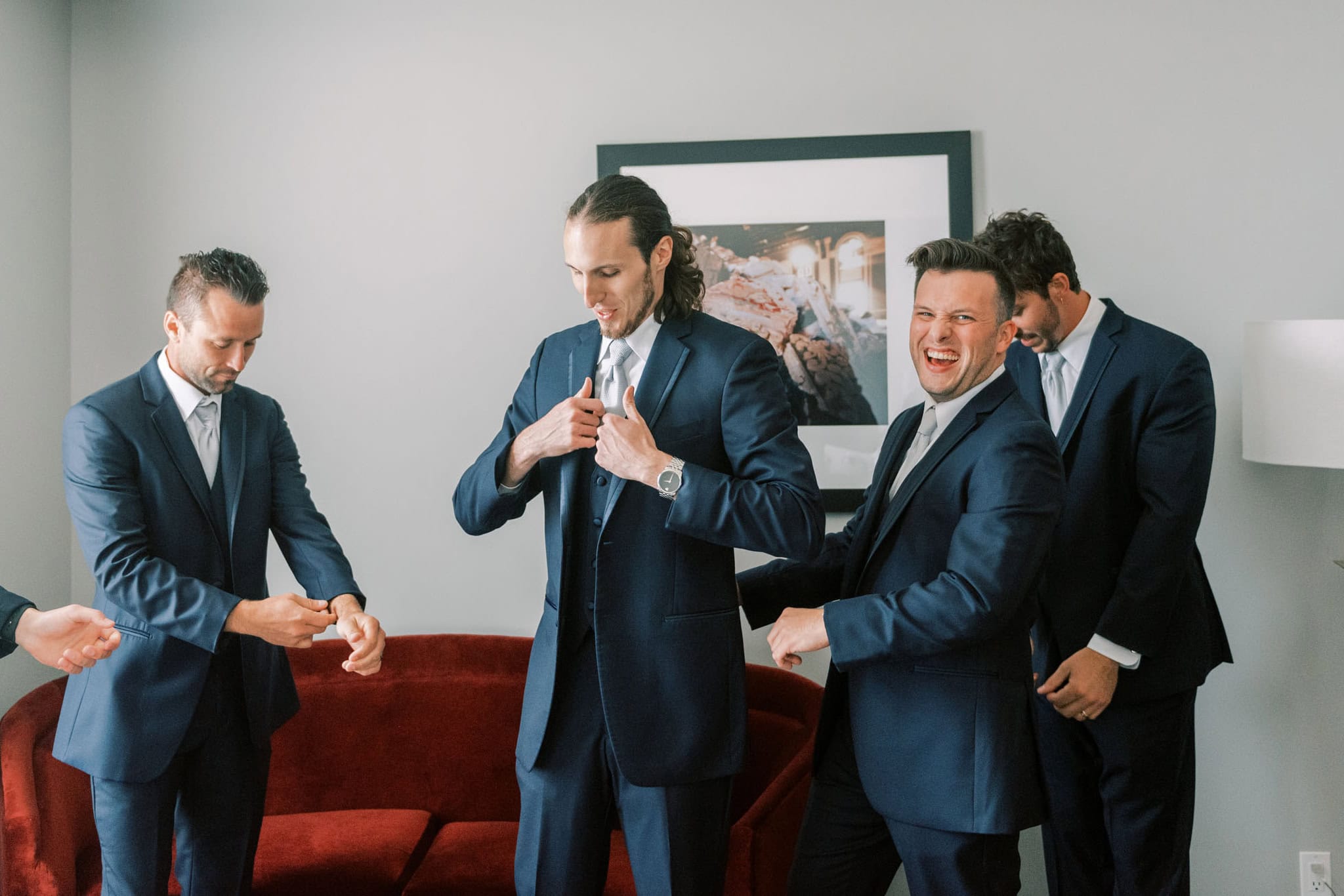 Getting Ready for a Wedding at the Mayo Hotel in Tulsa Oklahoma