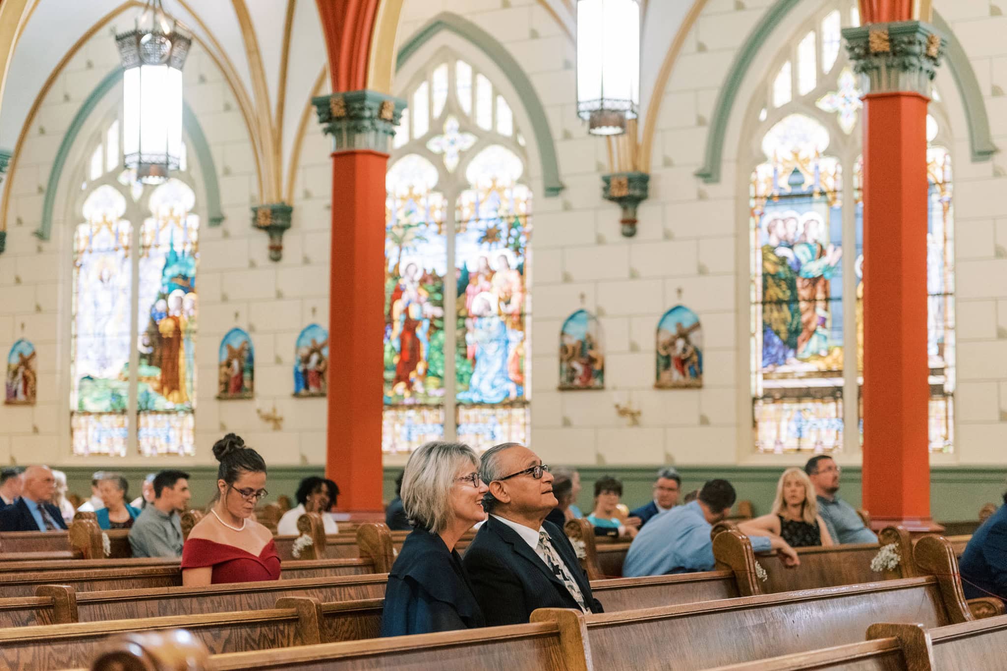 Catholic Wedding at Holy Family Cathedral in Tulsa