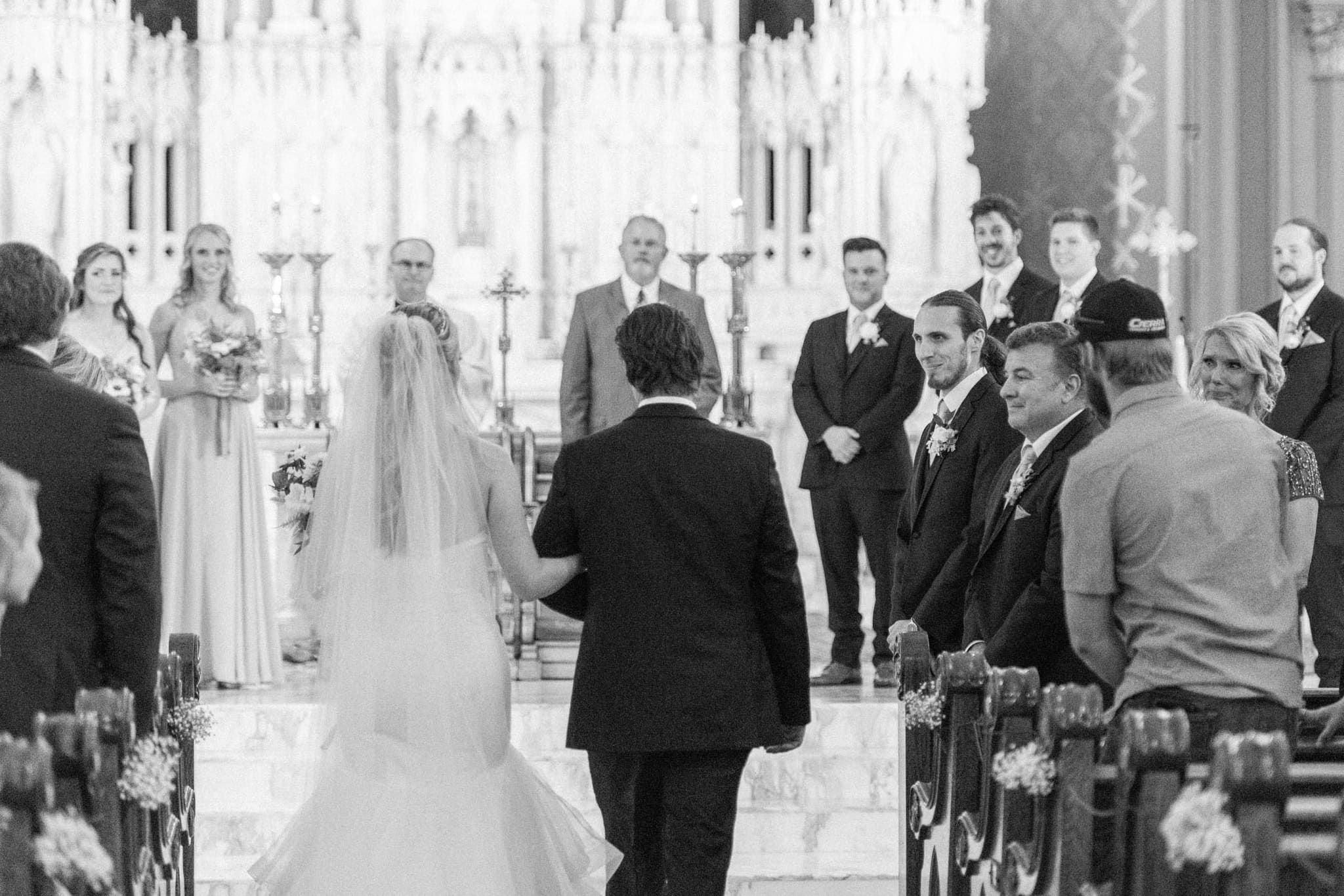 Catholic Wedding at Holy Family Cathedral in Tulsa