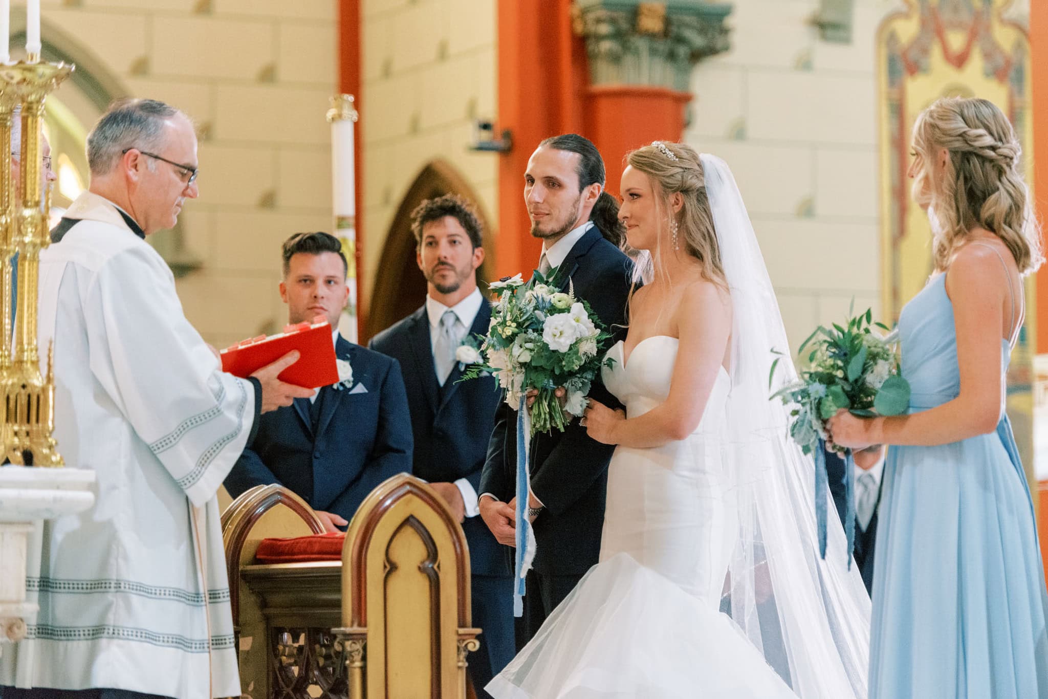 Catholic Wedding at Holy Family Cathedral in Tulsa