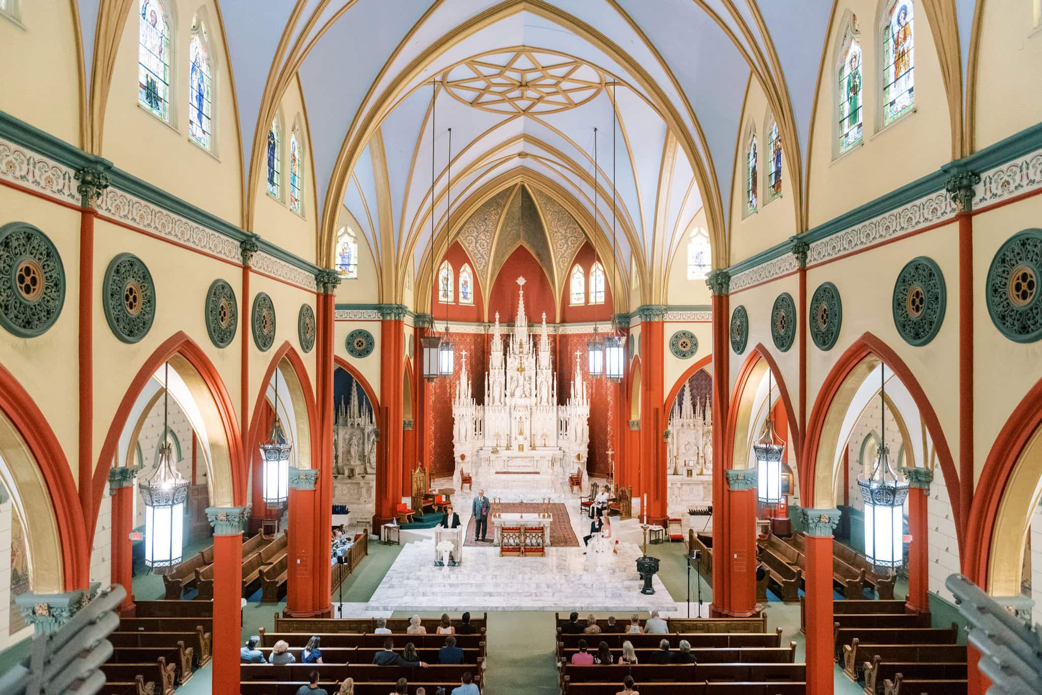 Catholic Wedding at Holy Family Cathedral in Tulsa