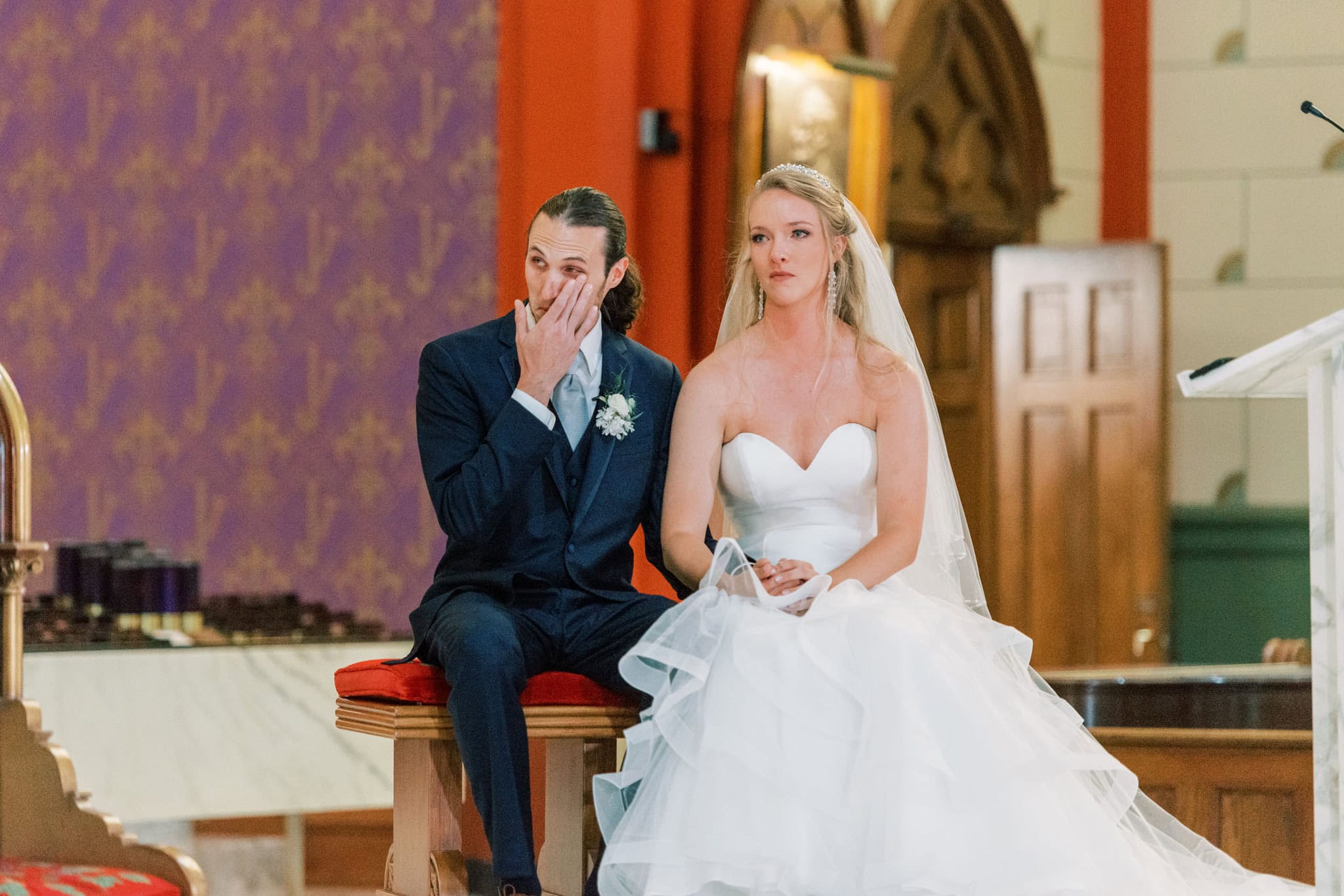 Catholic Wedding at Holy Family Cathedral in Tulsa