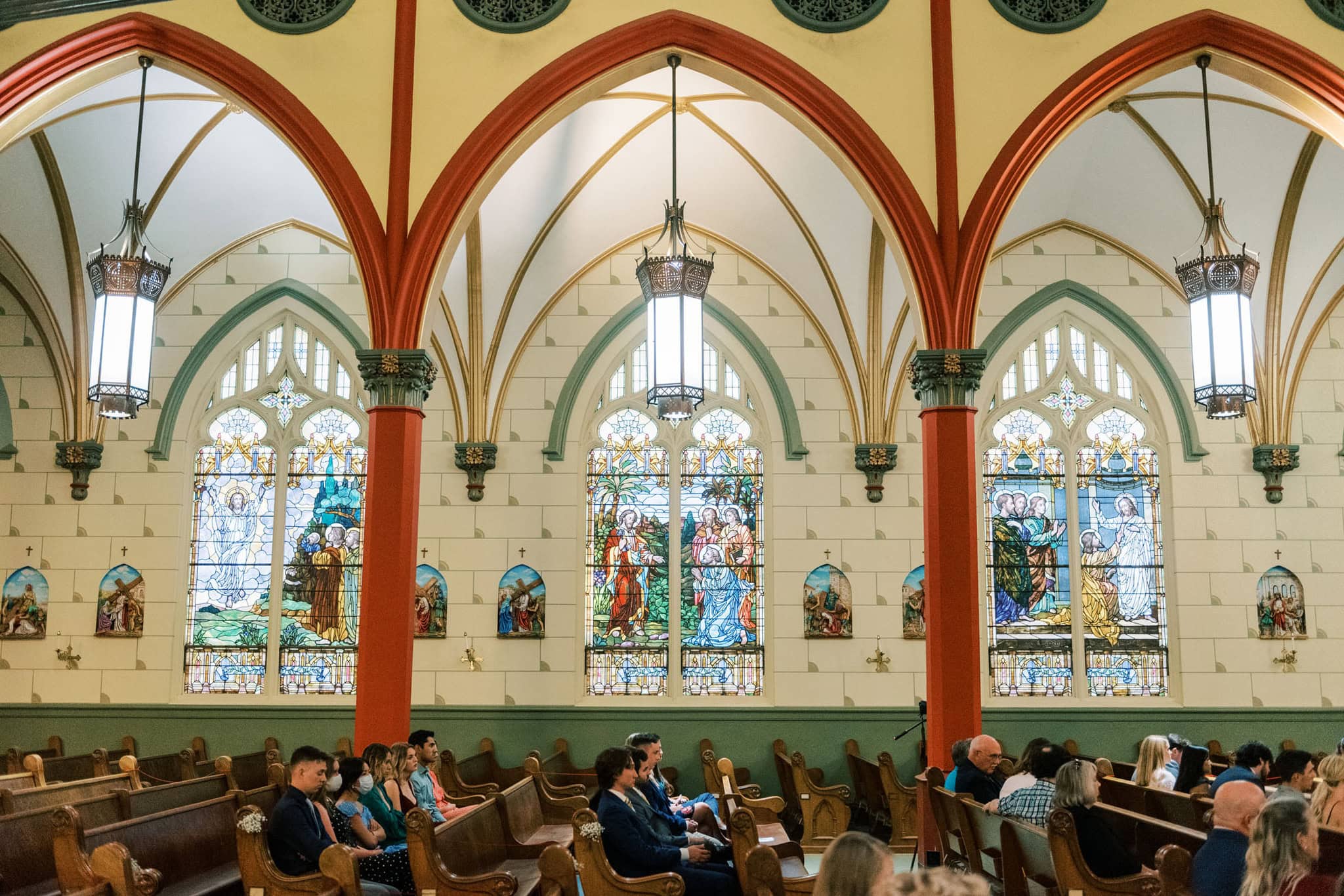 Catholic Wedding at Holy Family Cathedral in Tulsa
