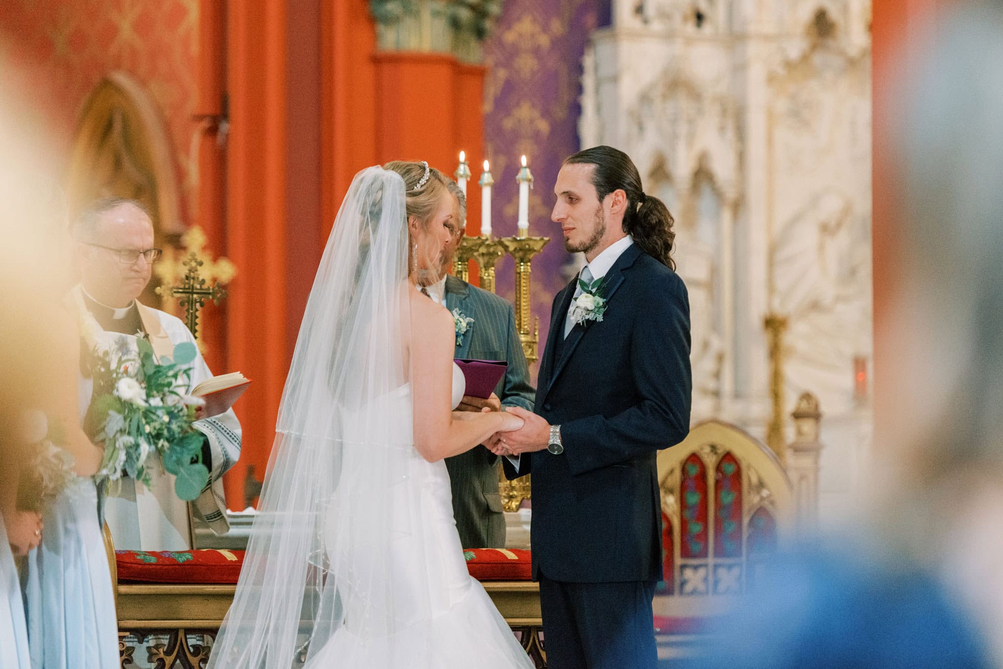 Catholic Wedding at Holy Family Cathedral in Tulsa