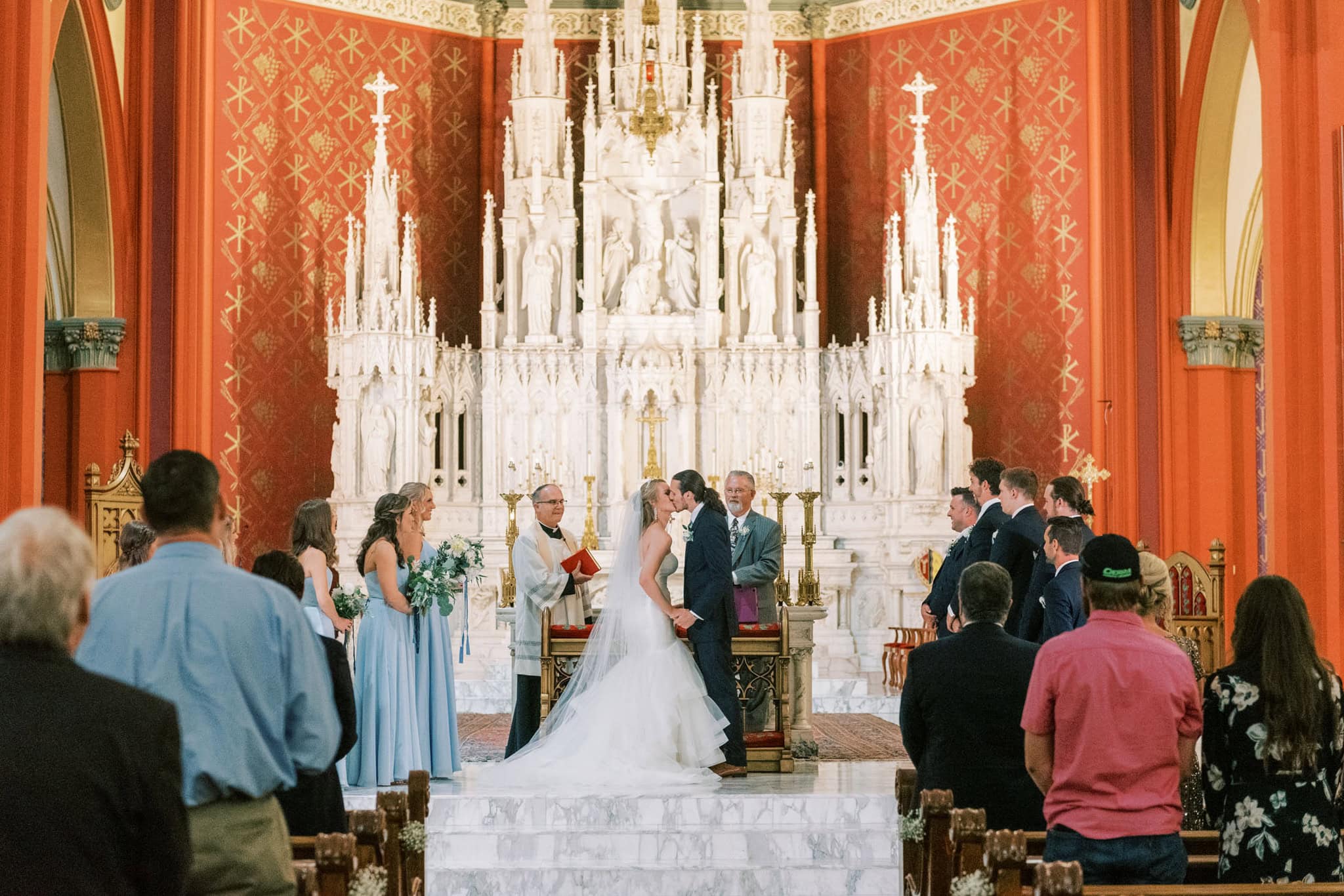 Catholic Wedding at Holy Family Cathedral in Tulsa