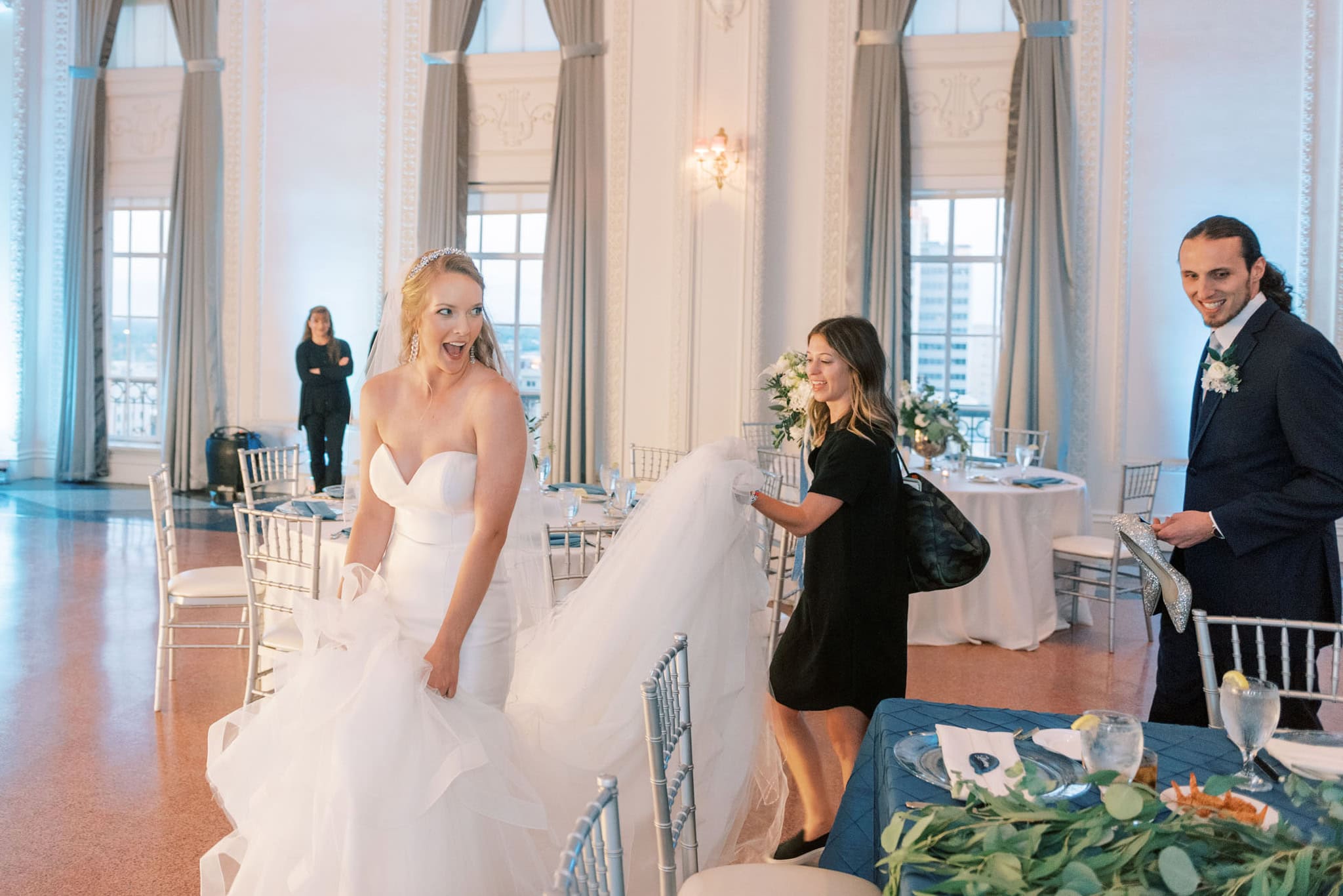 Wedding Reception at the Mayo Hotel in Tulsa