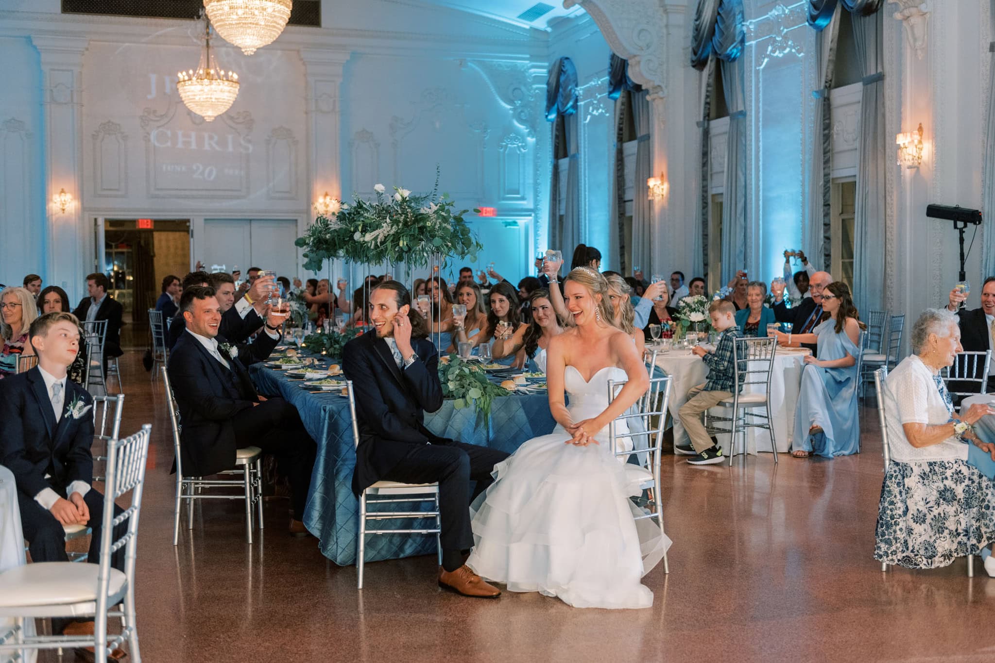 Wedding Reception at the Mayo Hotel in Tulsa