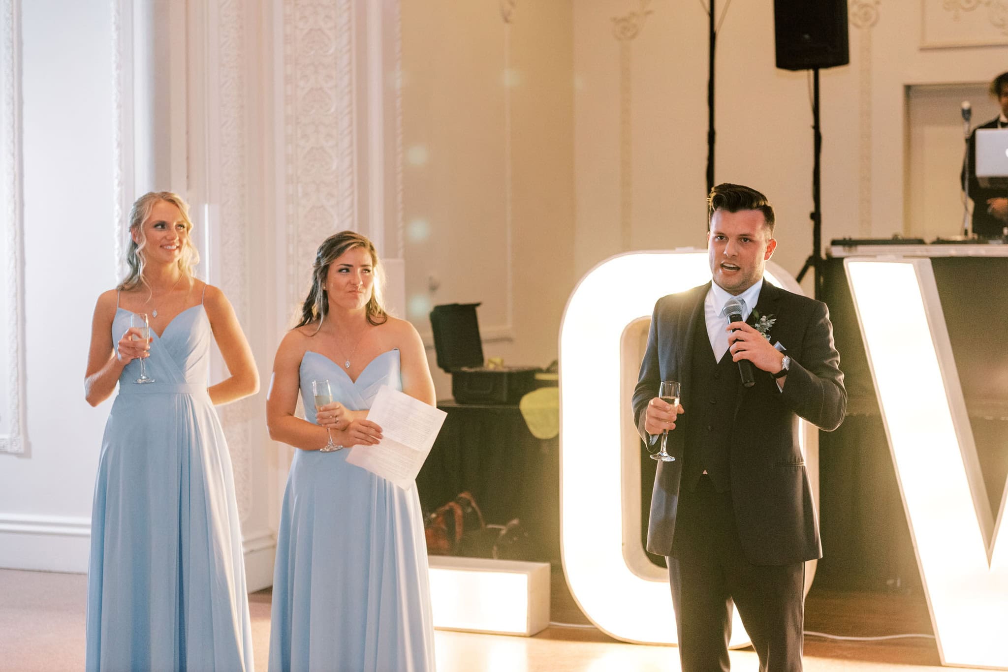 Wedding Reception at the Mayo Hotel in Tulsa