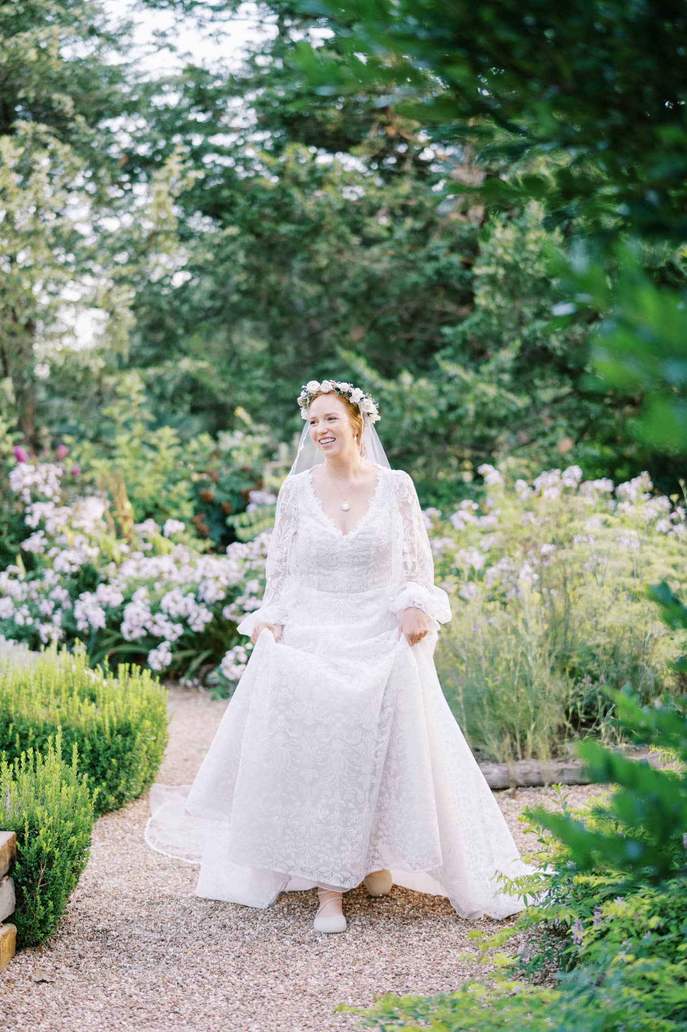 Bridal Session at the Botanic Garden at Oklahoma State University
