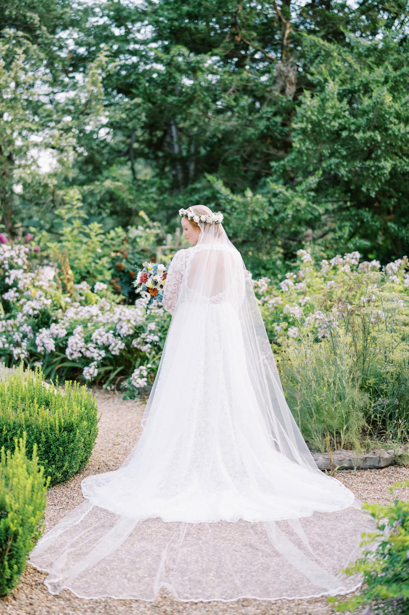 Bridal Session at the Botanic Garden at Oklahoma State University