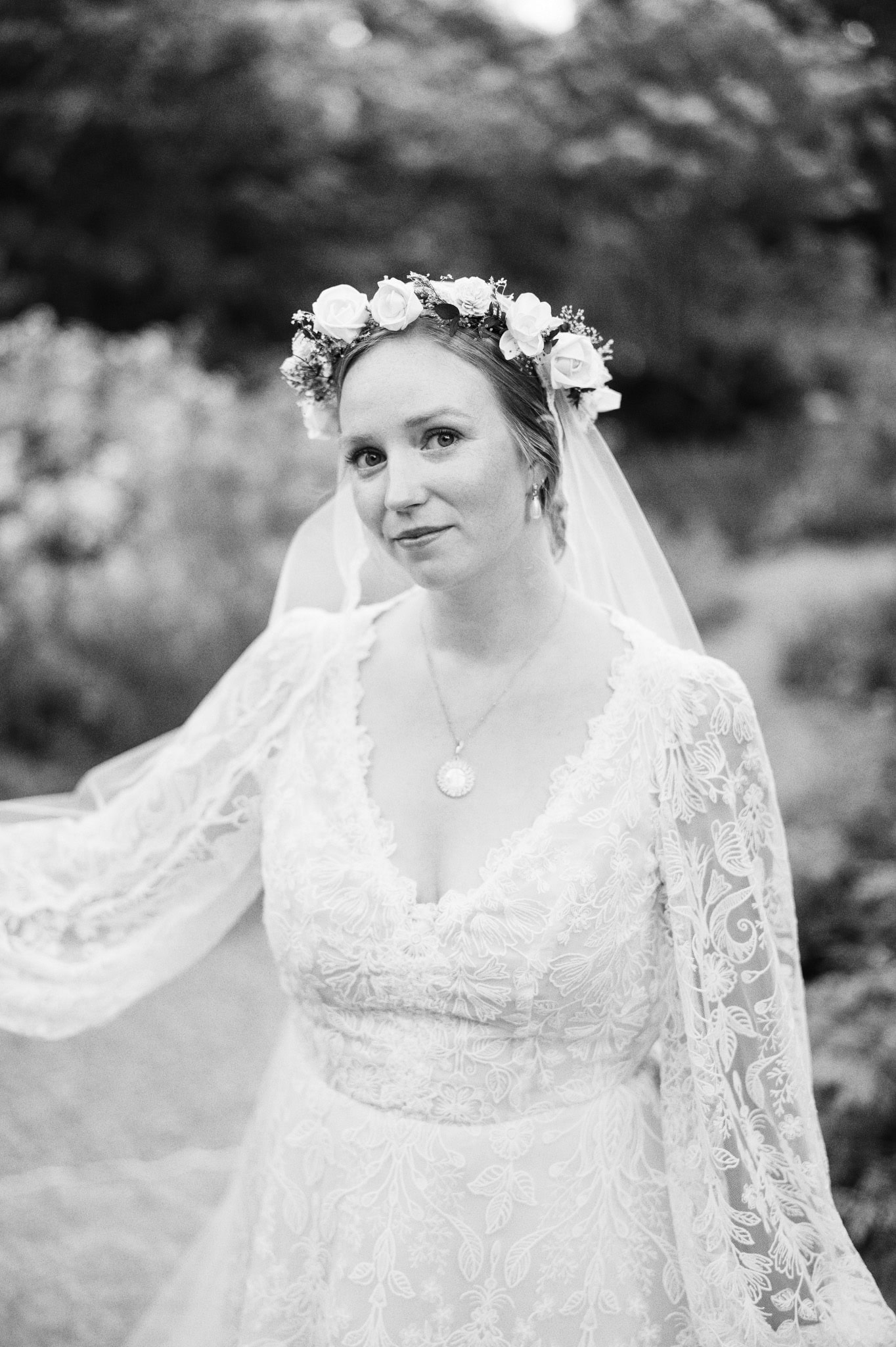Bridal Session at the Botanic Garden at Oklahoma State University