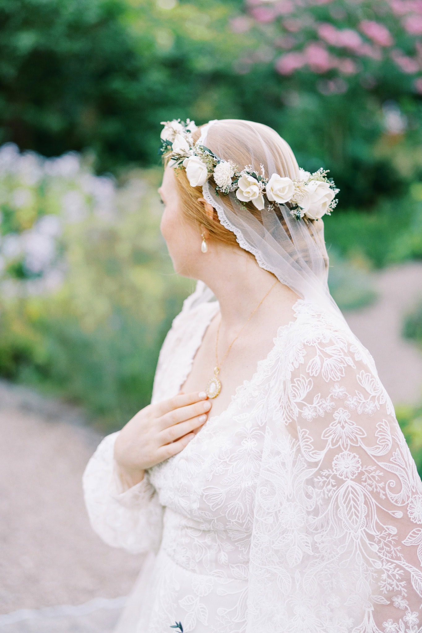 Bridal Session at the Botanic Garden at Oklahoma State University