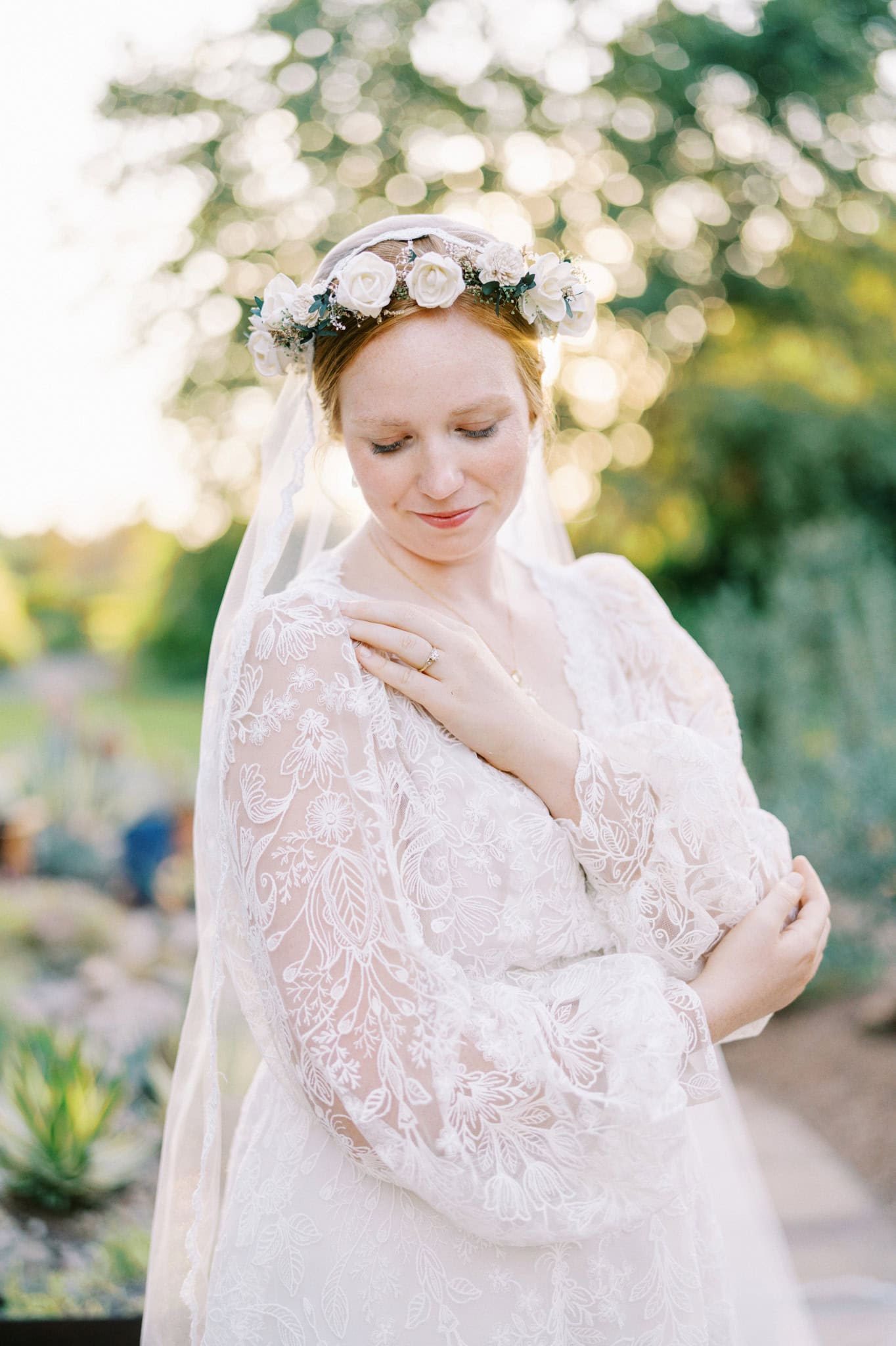 Bridal Session at the Botanic Garden at Oklahoma State University