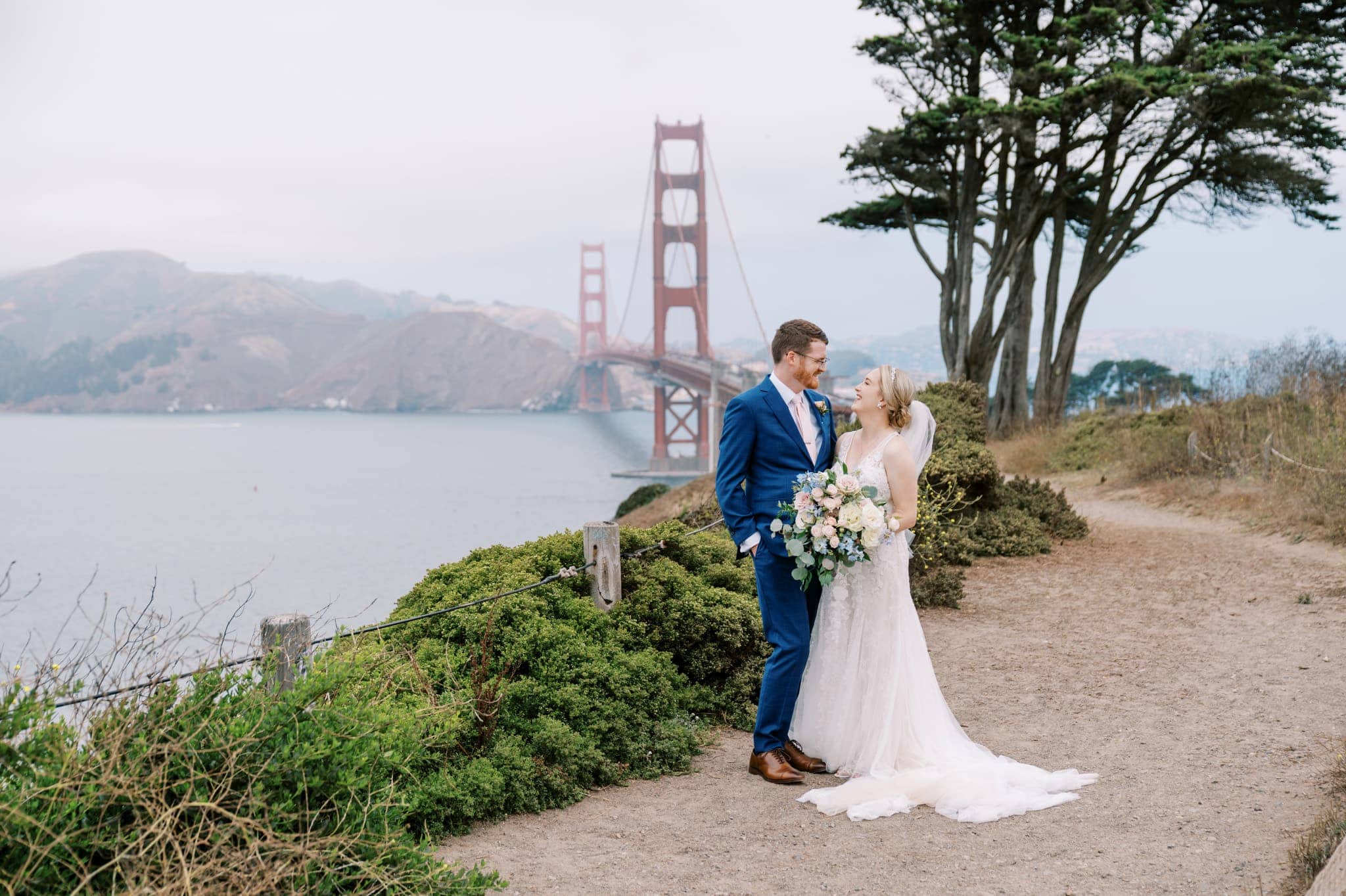 San Francisco Golden Gate Bridge Wedding