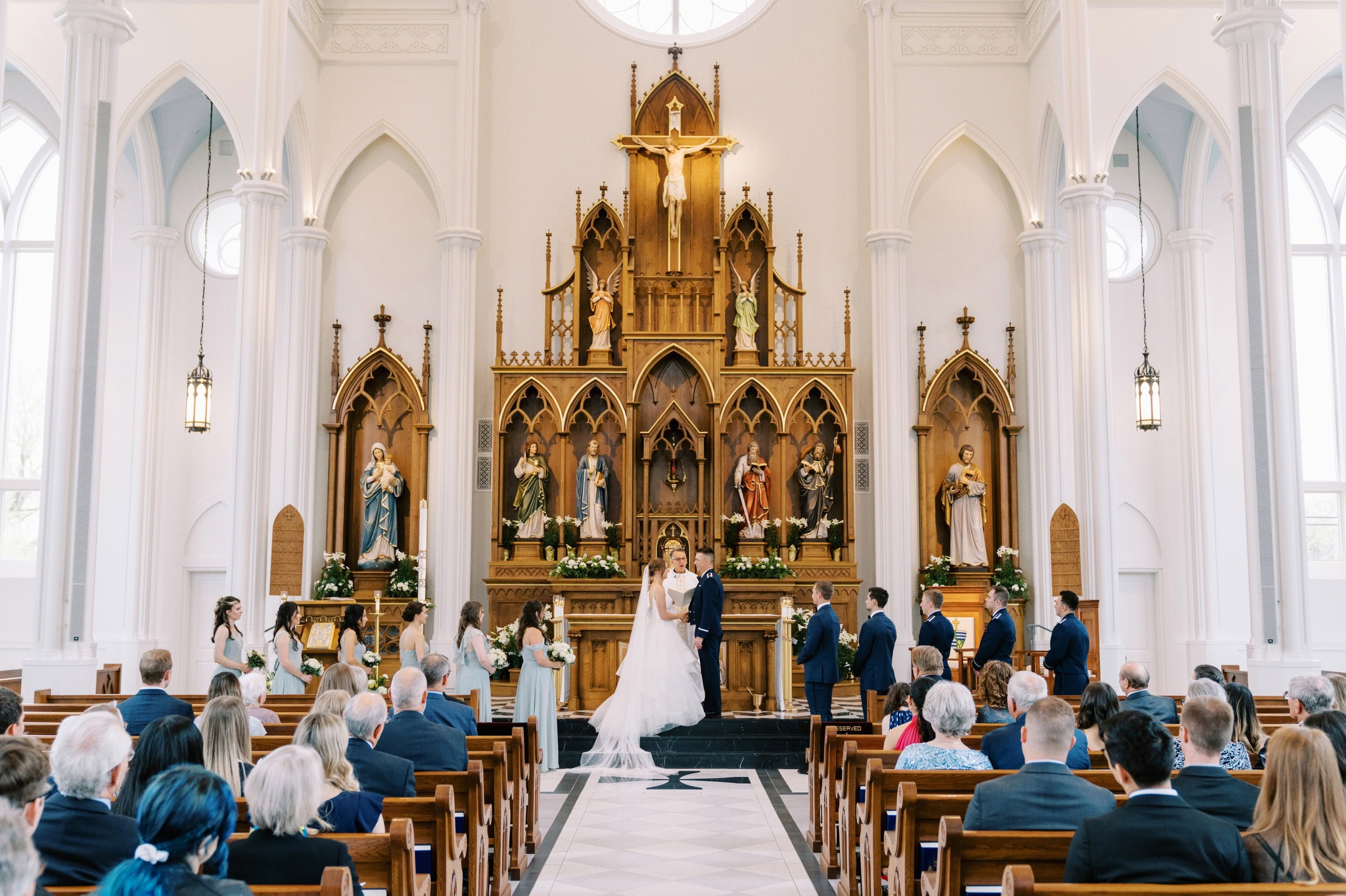 Catholic Wedding at St. Francis Xavier Catholic Church in Stillwater, Oklahoma
