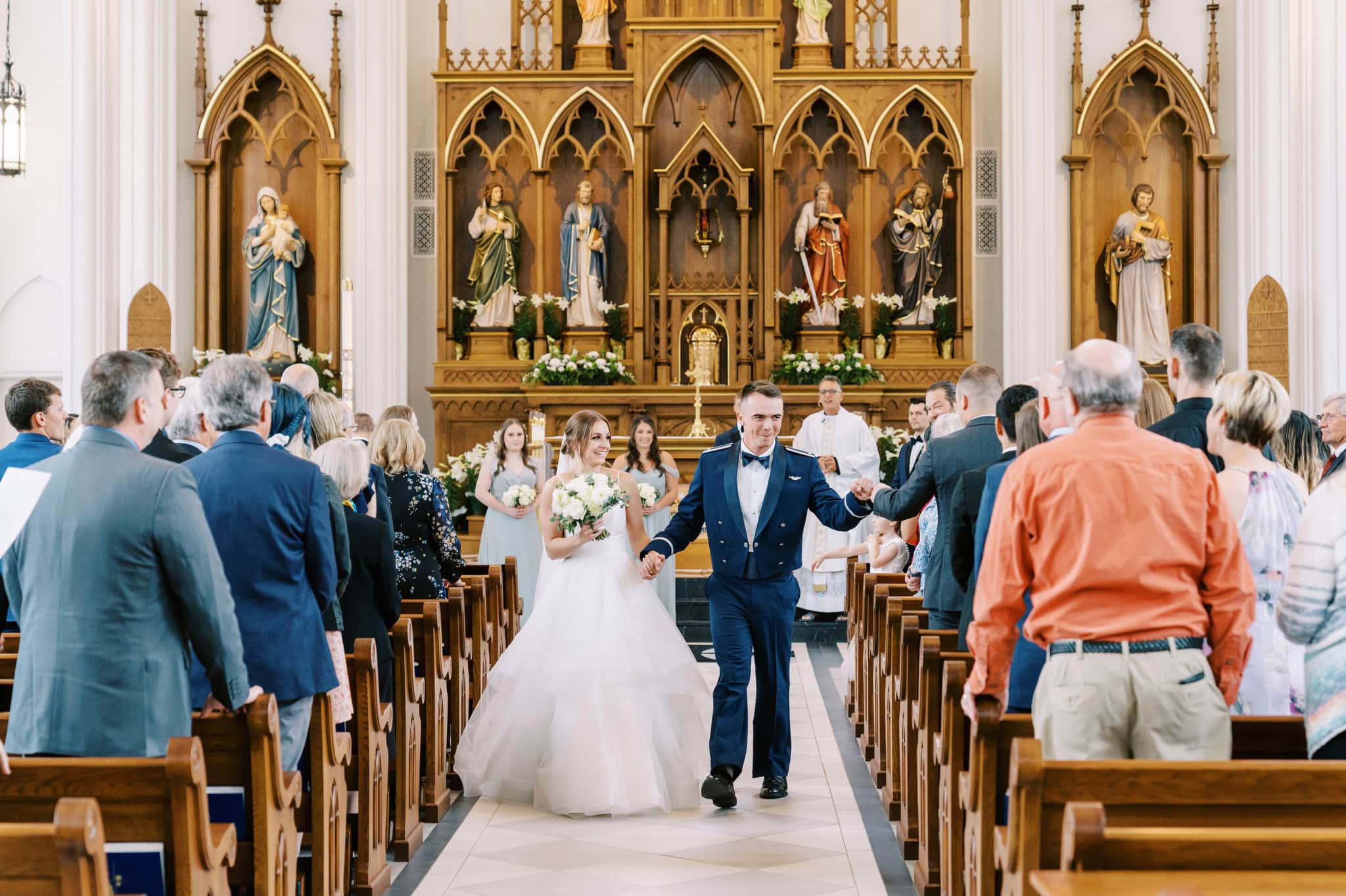 Catholic Wedding at St. Francis Xavier Catholic Church in Stillwater, Oklahoma