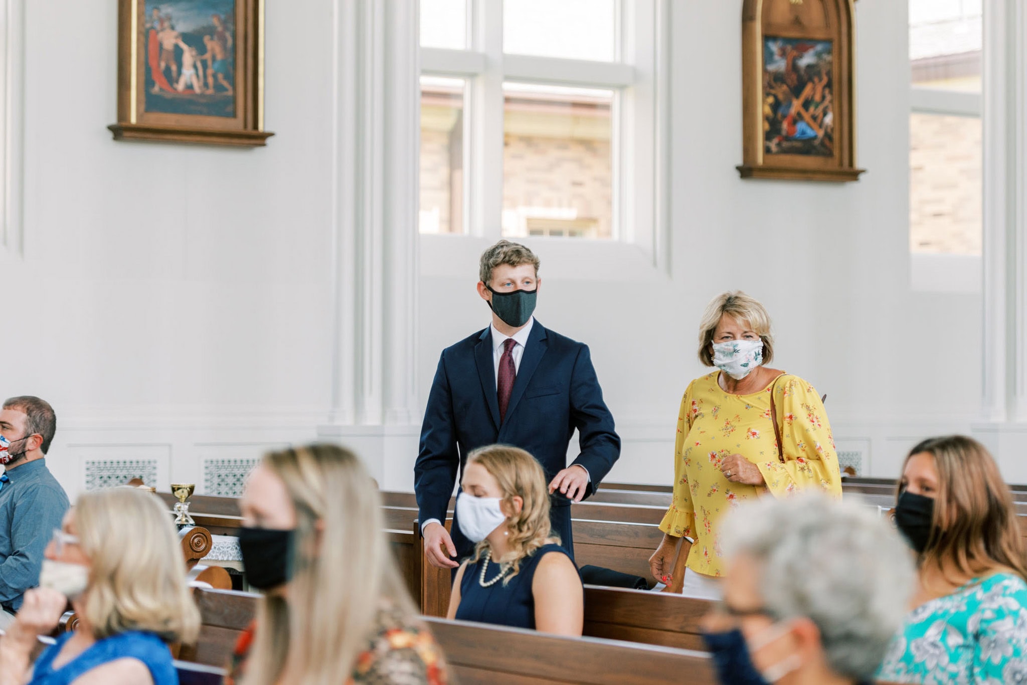Wedding at St. Francis Xavier Catholic Church in Stillwater