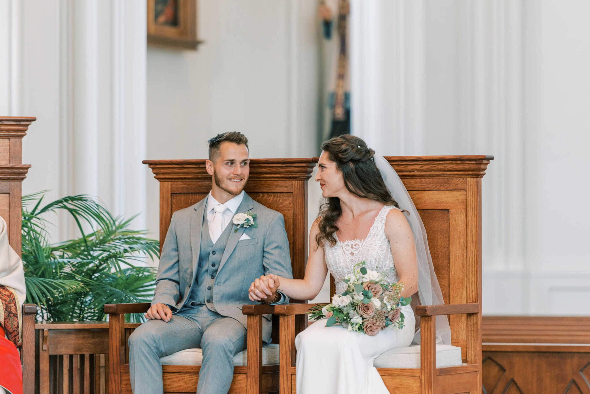Wedding at St. Francis Xavier Catholic Church in Stillwater