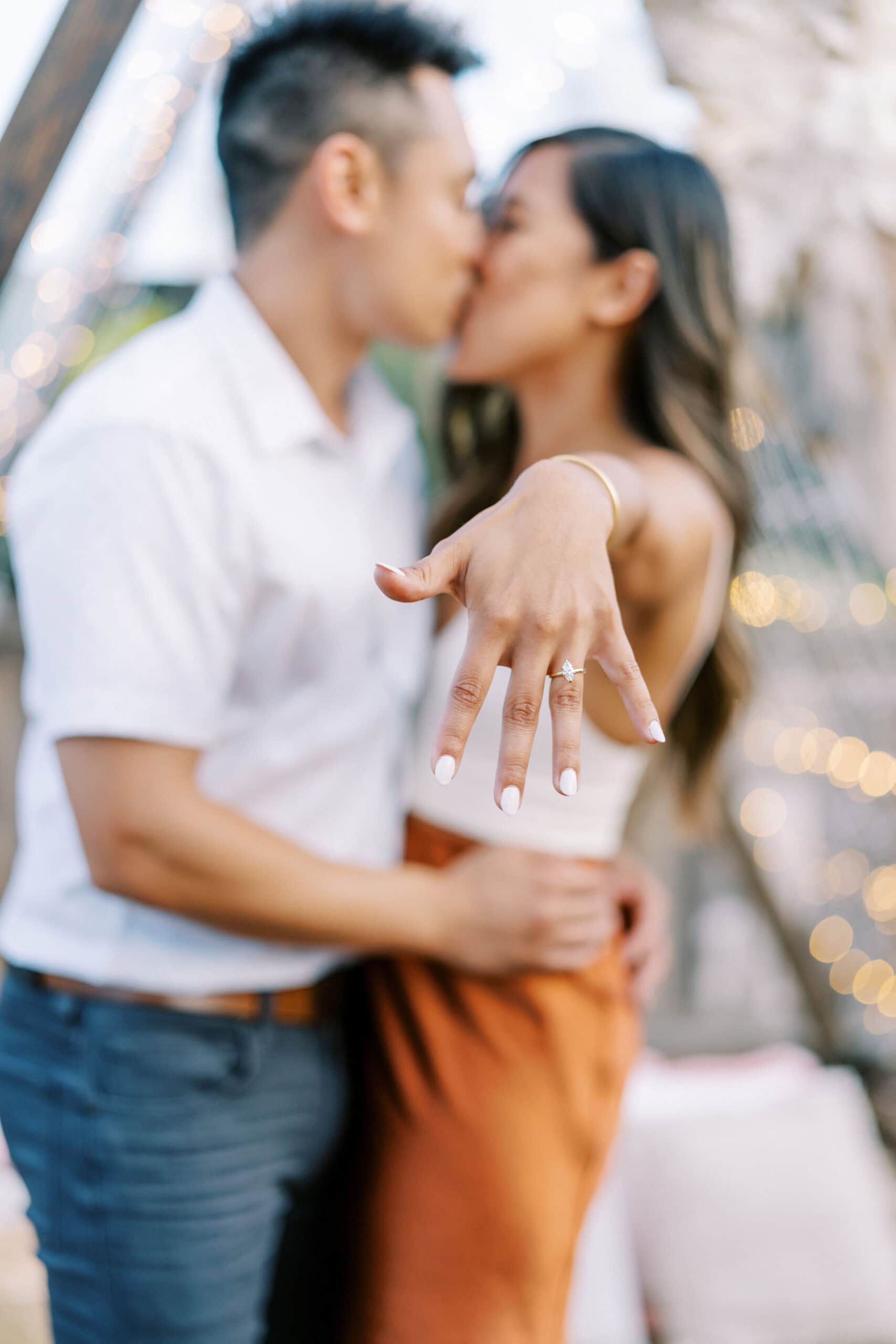 Surprise Proposal and Engagement Party on the Rooftop of Plenty Mercantile in Oklahoma City